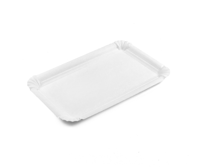 84860 250 Stück Pappteller eckig 11x17cm #54