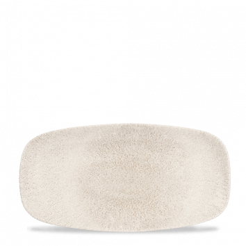 Platte oval coup 29,8x15,3cm RAKU agate grey