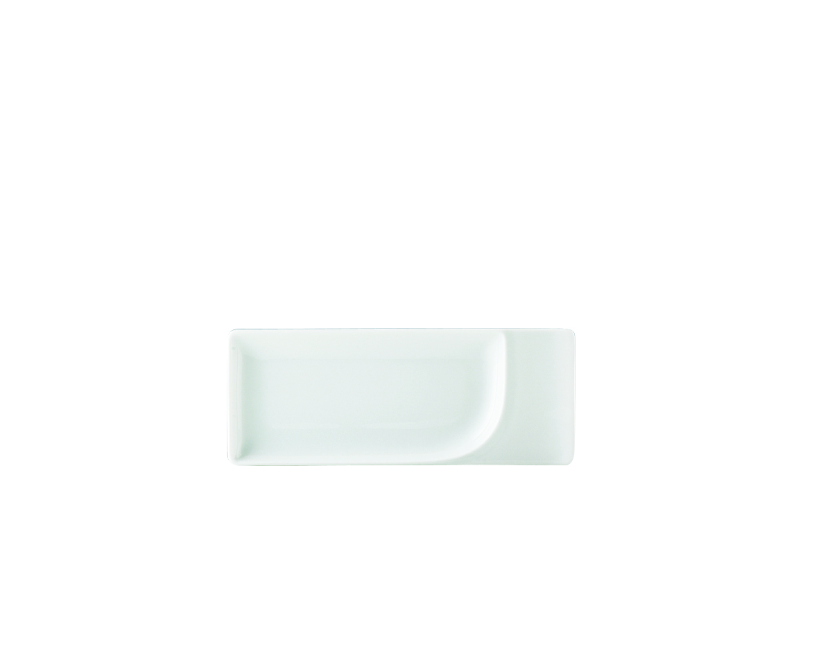 63018 Platte eckig Fahne 20x8cm FINE DINING