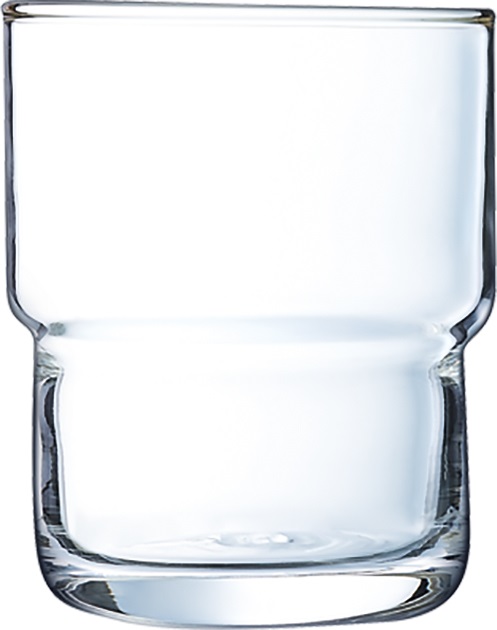 Becher 160ml 0,1l/-/ LOG stapelbar