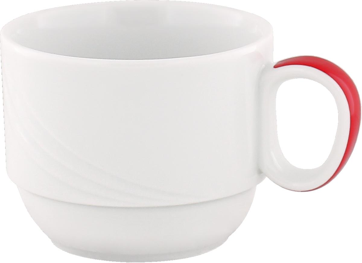 Spezialobertasse stapelbar Relief 0.18l DONNA SENIOR ROT