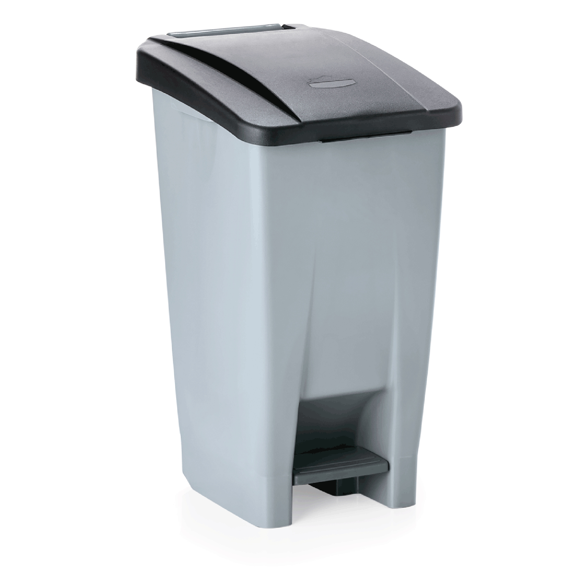 150881XYEyocPKvpwp7 Treteimer 60l mit schwarzem Deckel Polyethylen