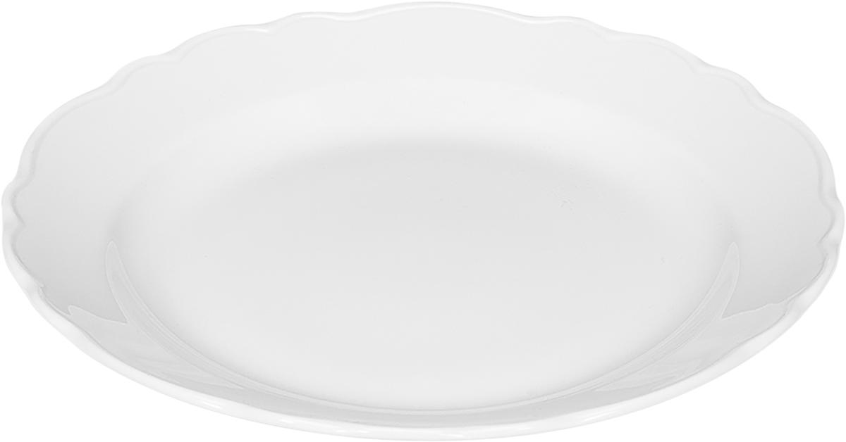 Teller flach rund Fahne 21cm MARIE CHRISTINE
