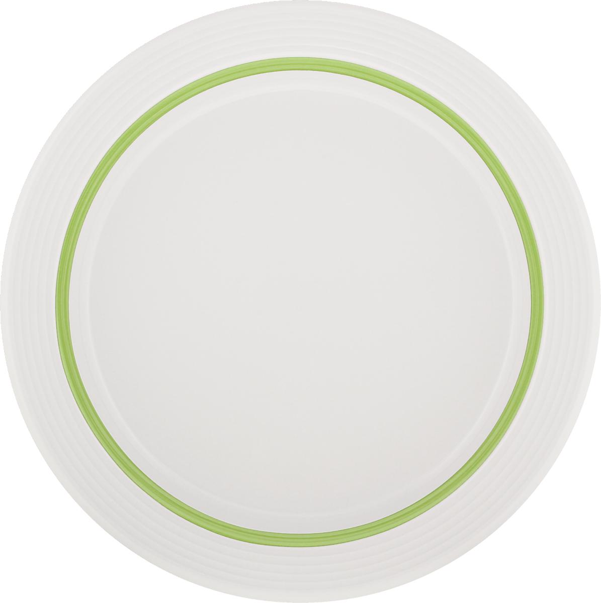 Spezialteller halbtief Fahne Relief 24cm INVITA DIALOG PINSELBAND apfelgrün