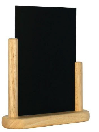 Tischtafel Fläche: 15cm x 10cm DIN A6 Holz naturfarben