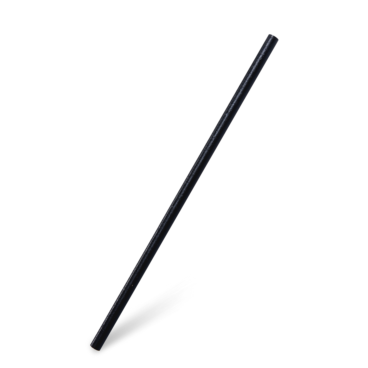 100 Stück Trinkhalme JUMBO Ø8mm/25cm BIO schwarz