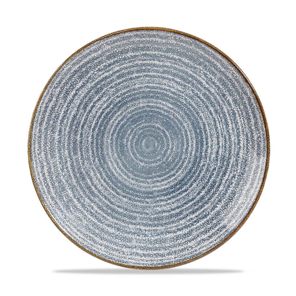 Teller flach coup 26cm STUDIO PRINTS SLATE blue