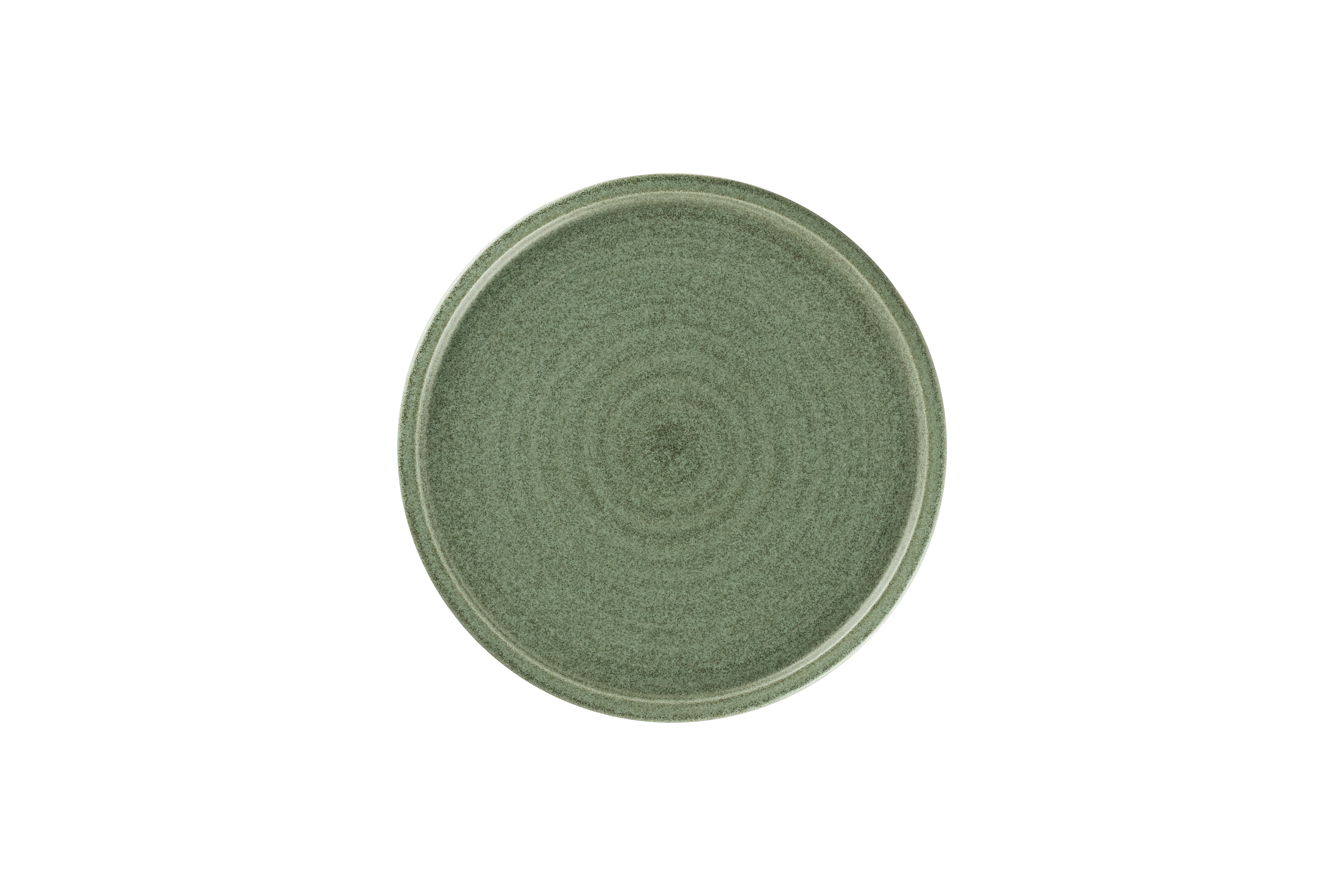 Teller flach coup Ø23,8cm H2,2cm 0 EASE SELVA dark green