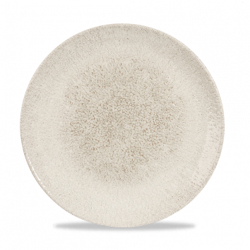 Teller flach coup 26cm RAKU agate grey