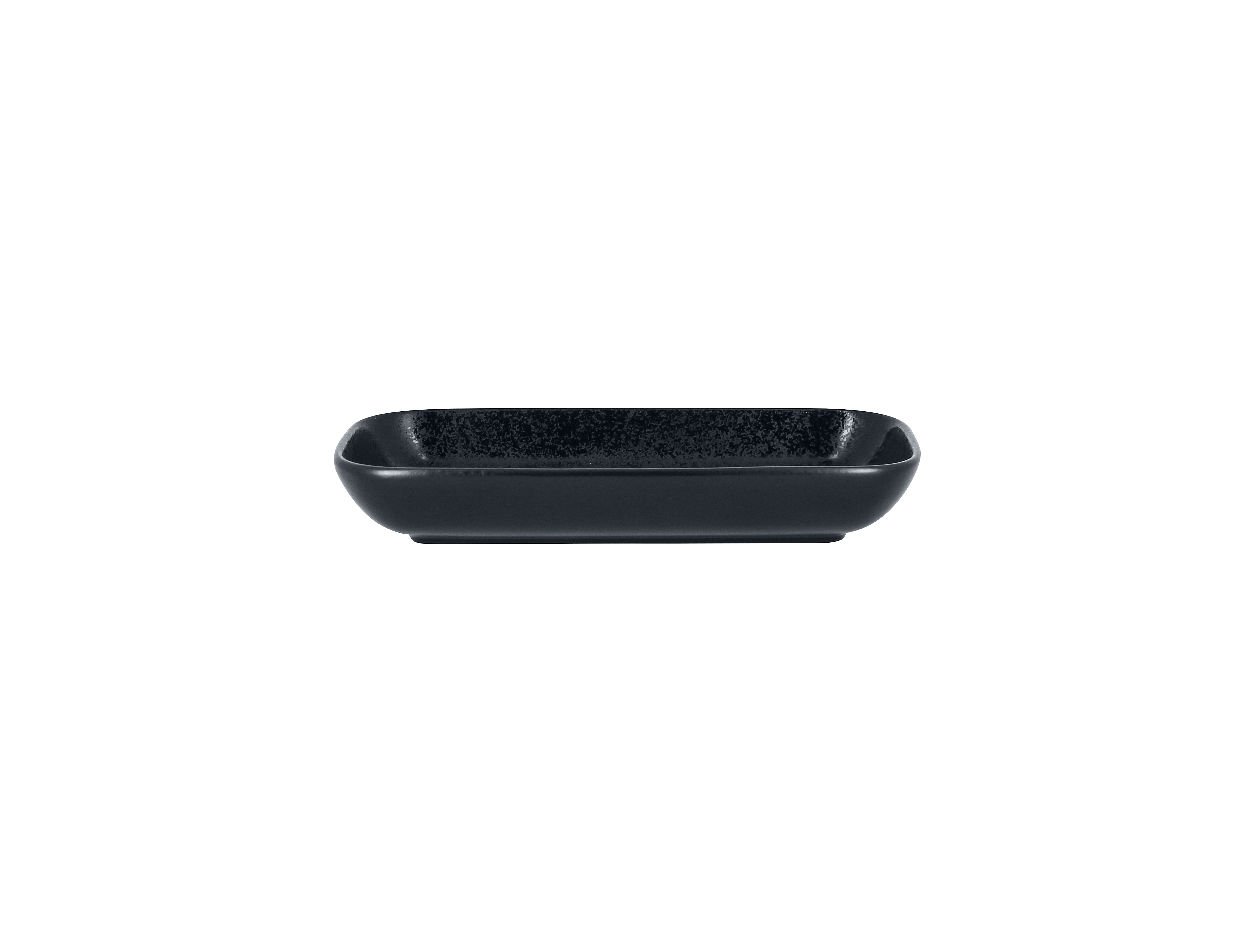 Schale rechteckig 22x11cm / FUSION KARBON schwarz