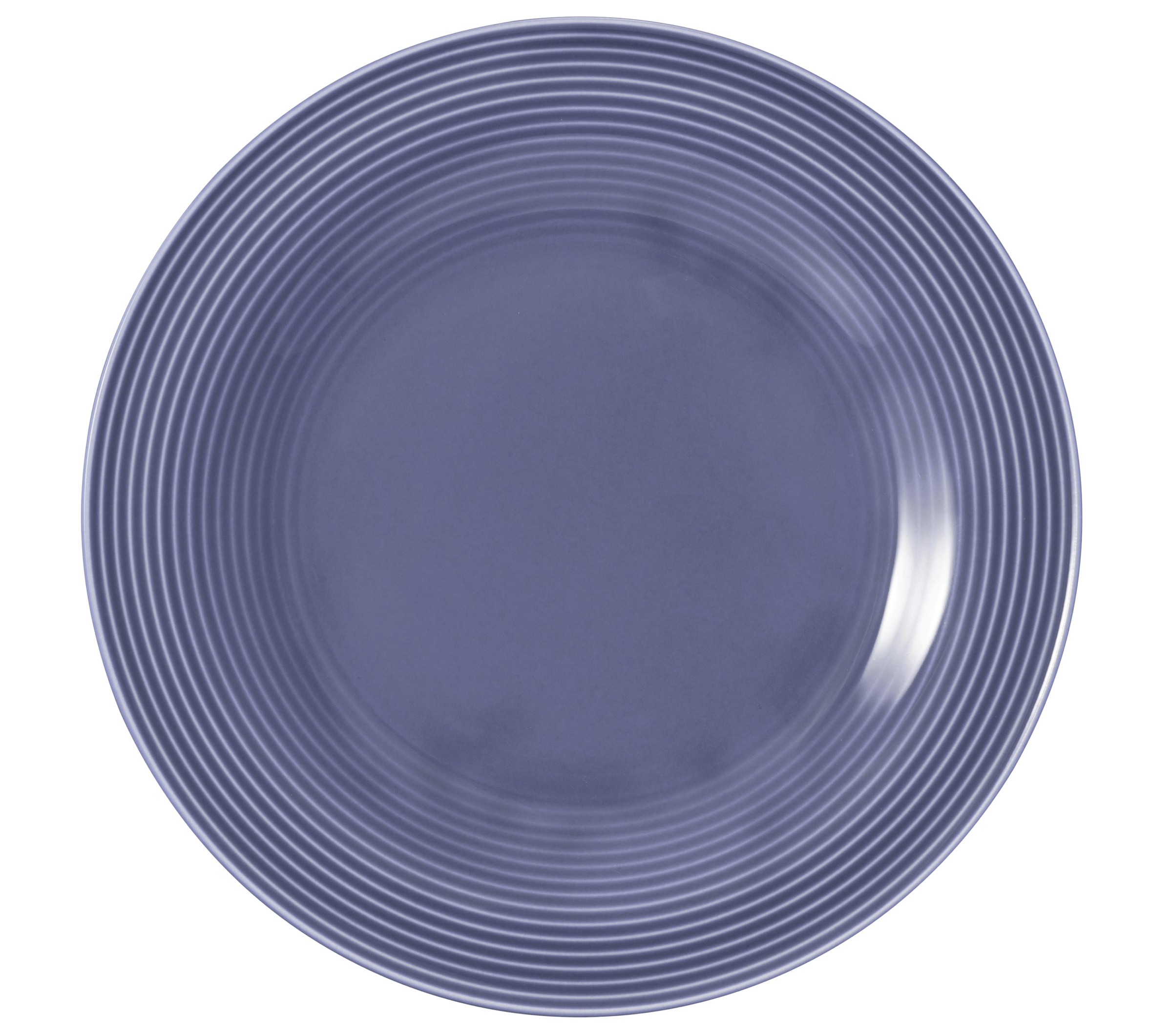 Teller rund mit Relief rund 23cm BEAT fliederblau