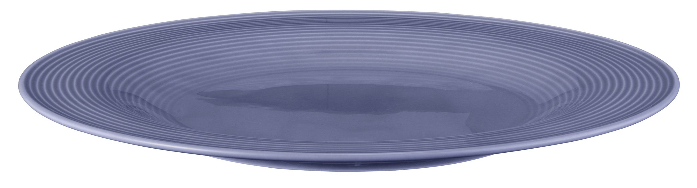 Teller rund mit Relief flach 30cm BEAT fliederblau