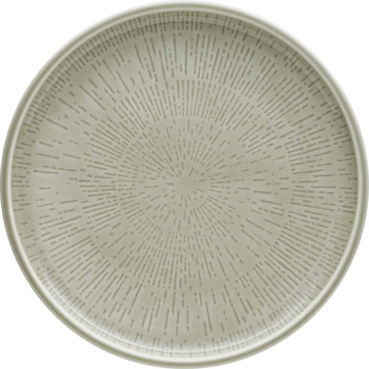 Teller flach rund coup Struktur 21cm SHIRO GLAZE STEAM