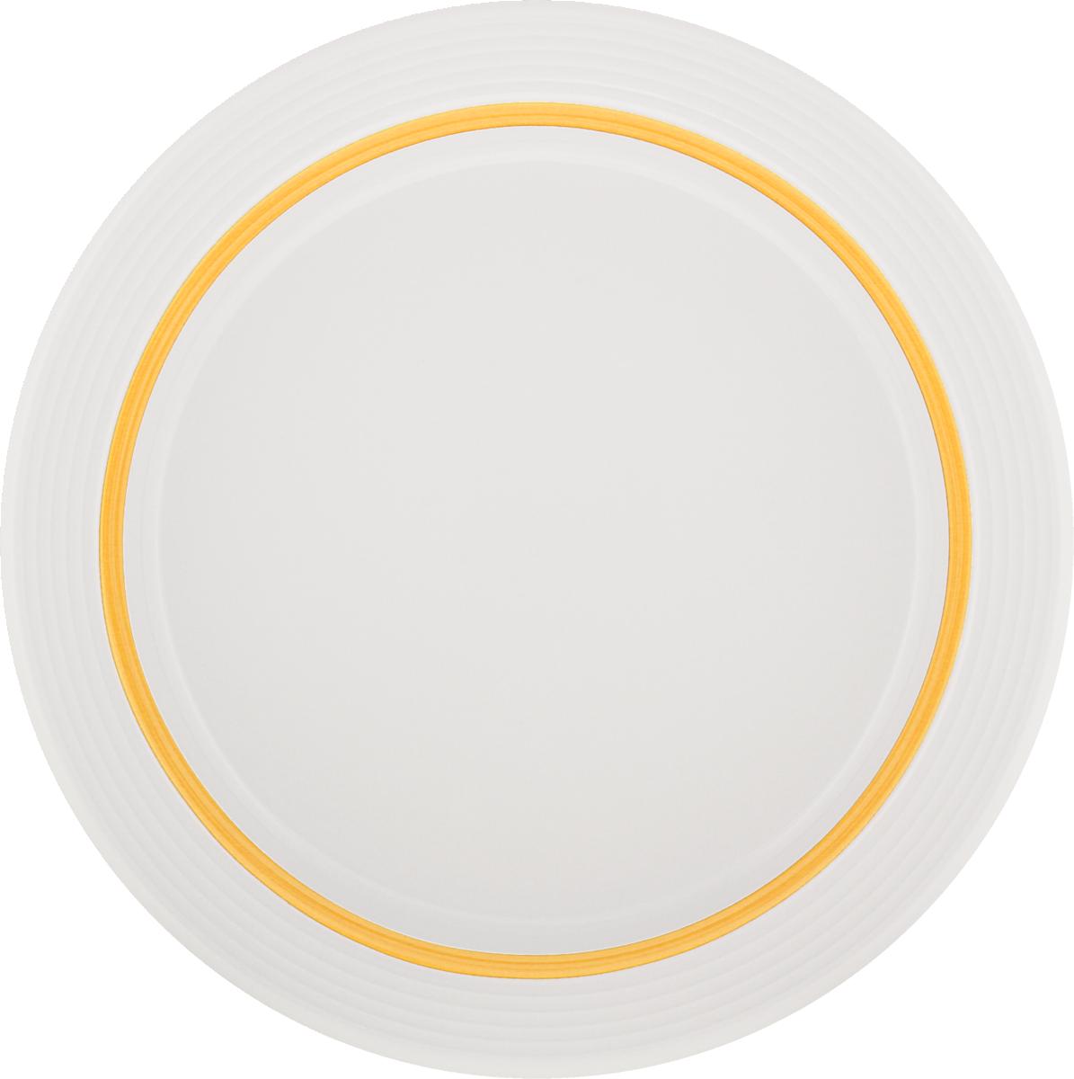 Spezialteller halbtief Fahne Relief 24cm INVITA DIALOG PINSELBAND sonnengelb