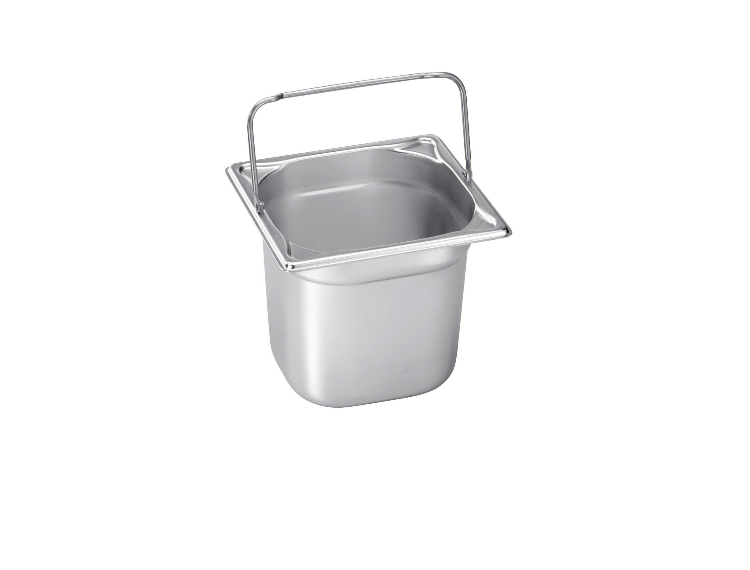GN-Behälter 1/6-150 mit Bügelgriffen 18/10