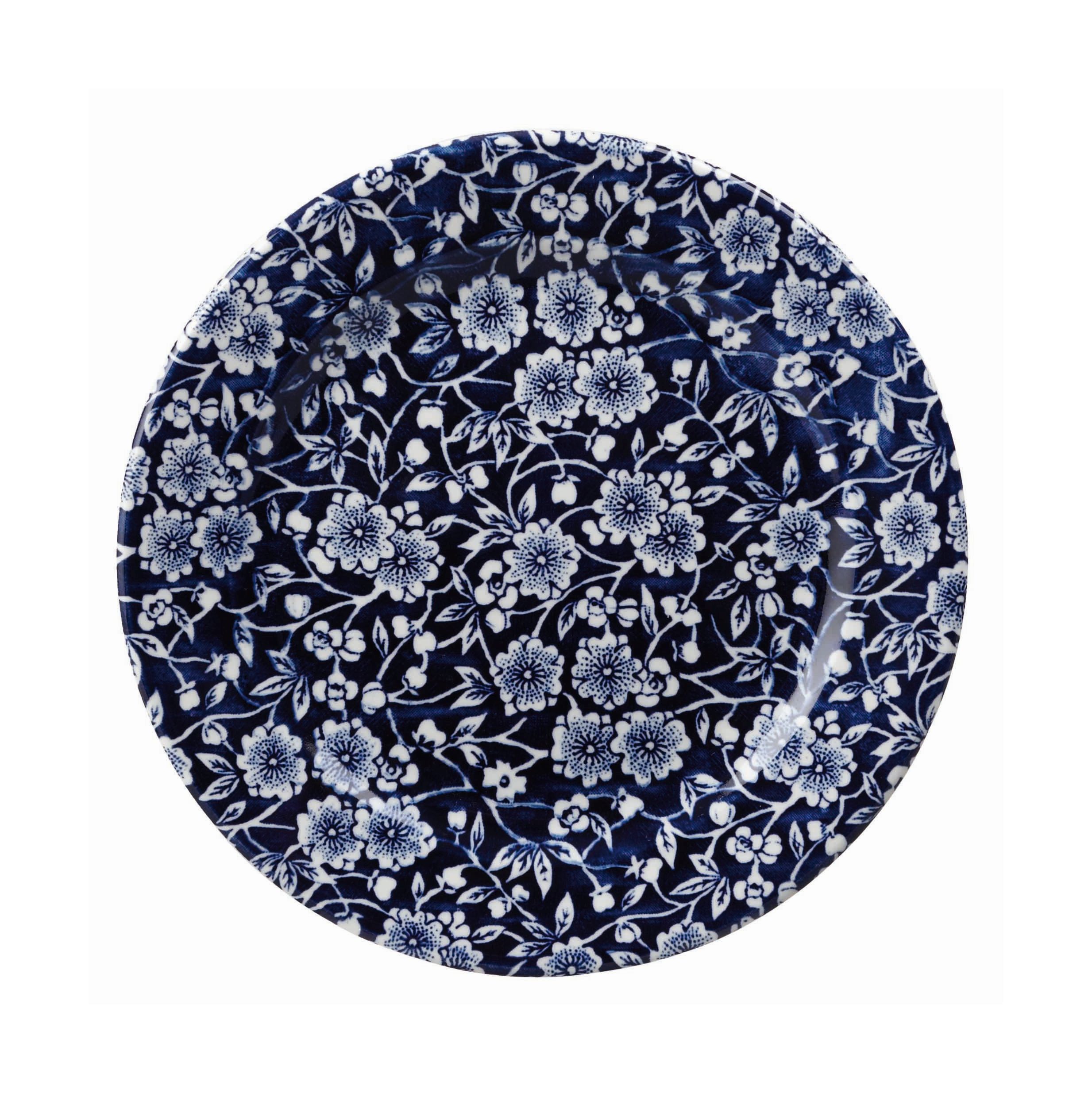 122818 Teller flach 17cm VINTAGE PRINTS willow victorian