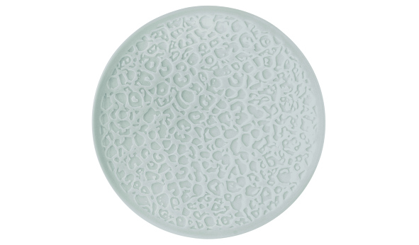 Teller flach 16,5 cm Vollrelief Nori arktisblau light