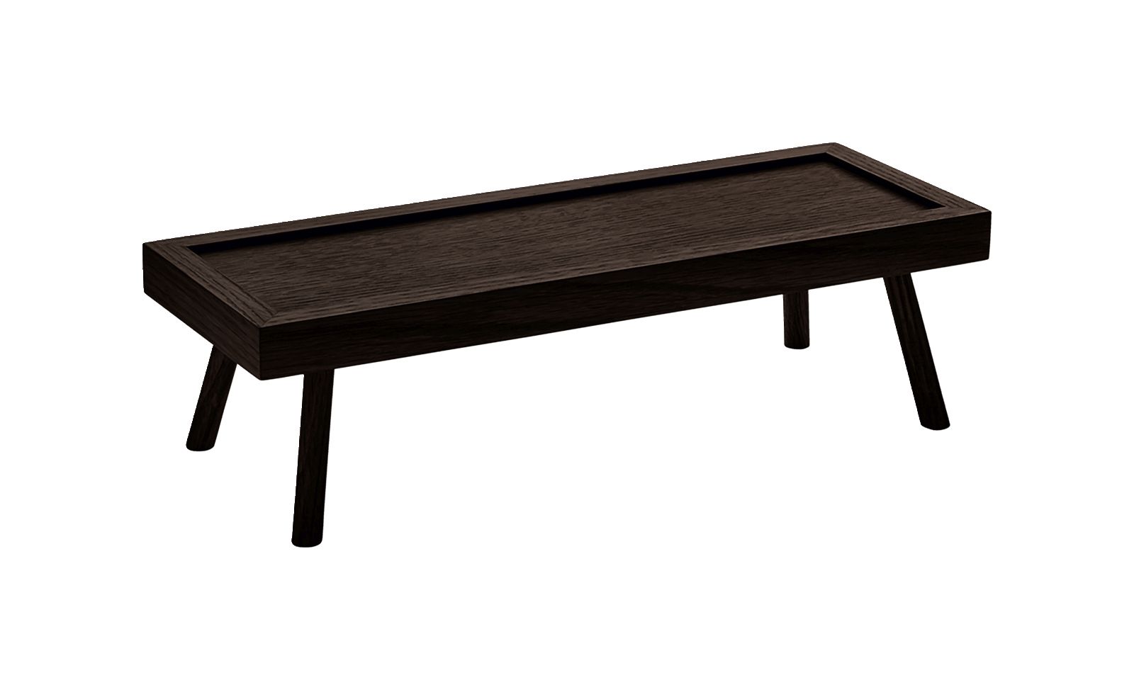 Präsenter rechteckig 36x13cm H 8cm LOFT Wenge