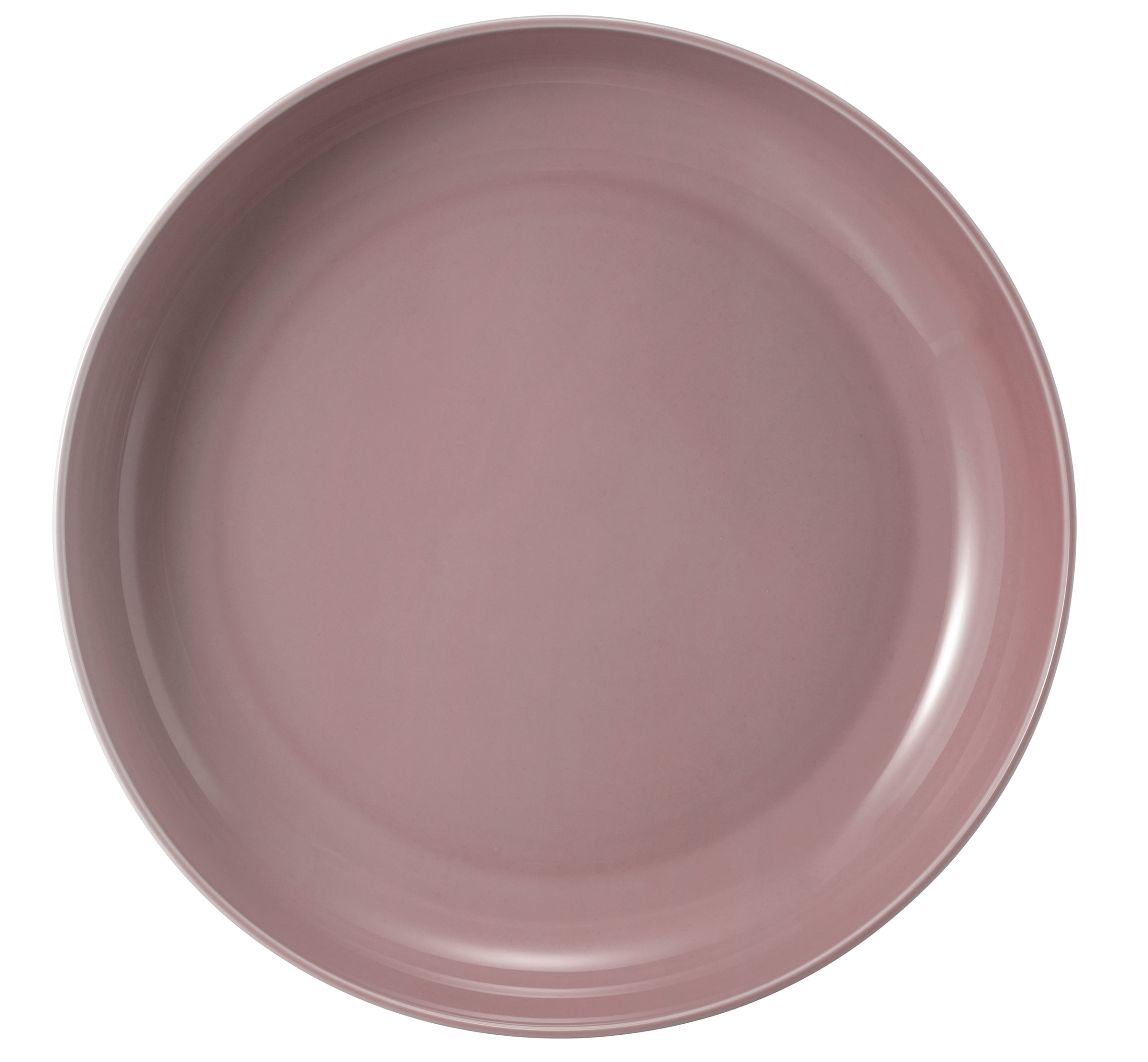 Teller rund mit Relief tief coup 28cm BEAT altrosa