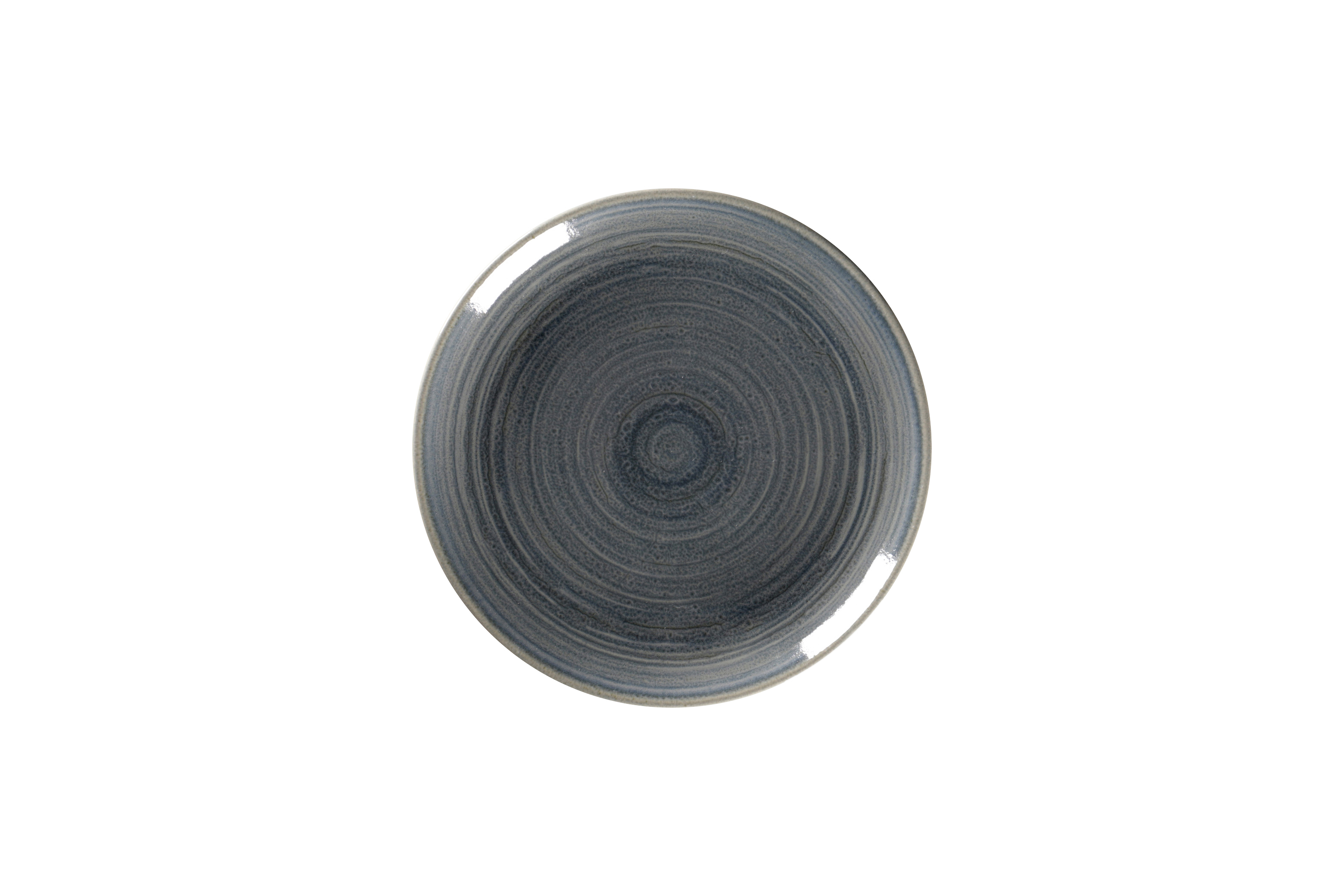 Teller coup 21cm RAKSTONE SPOT jade blue