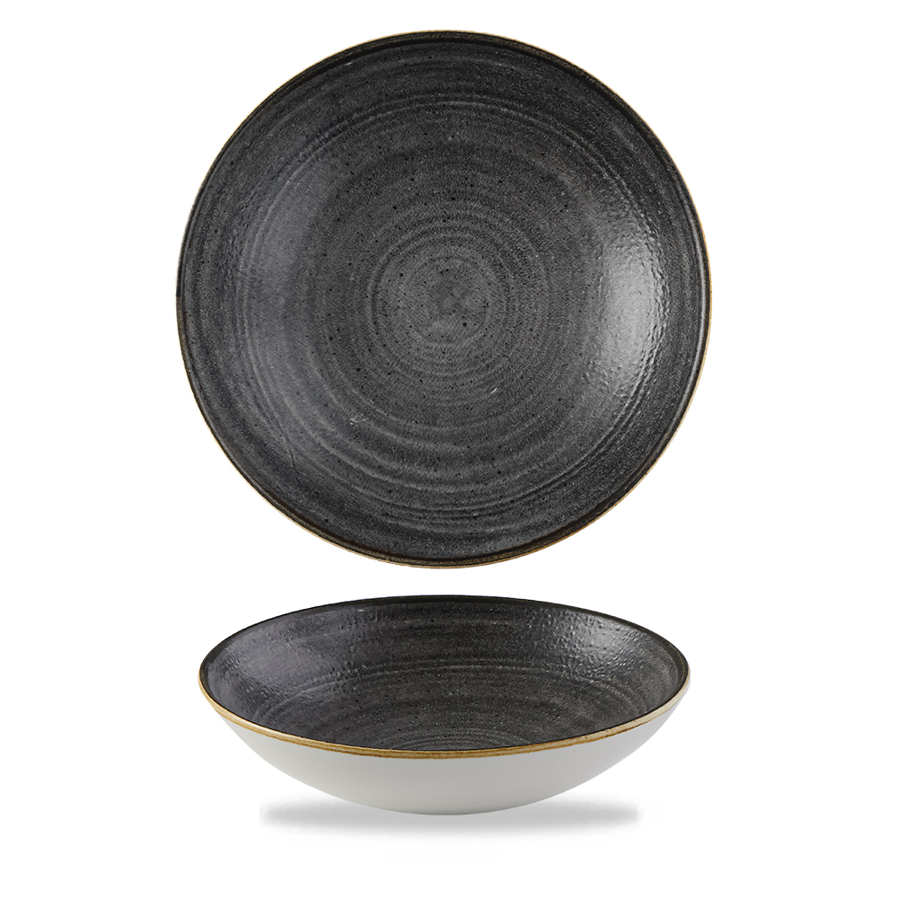 Schale rund 18,2cm STONECAST RAW Black