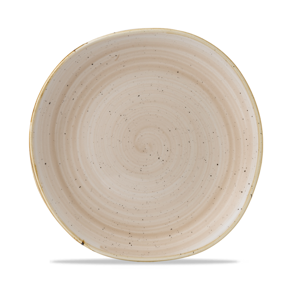 Teller flach Organic 26cm STONECAST nutmeg cream