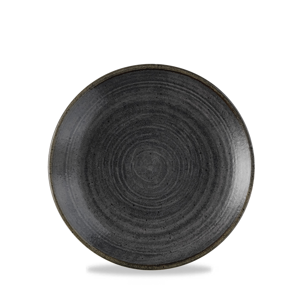 Teller rund 16,5cm STONECAST RAW Black