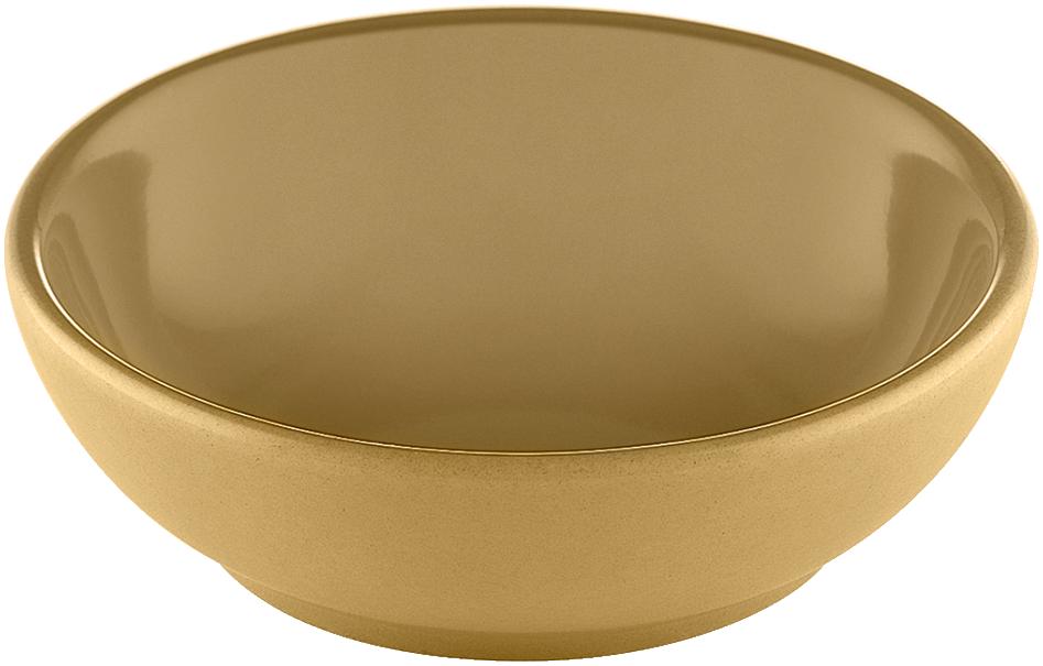Schale rund 8cm 0,07l SANDSTONE DARK YELLOW UNI