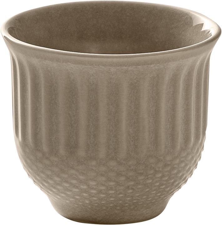 Espressotasse Relief almond 0,08l PINE