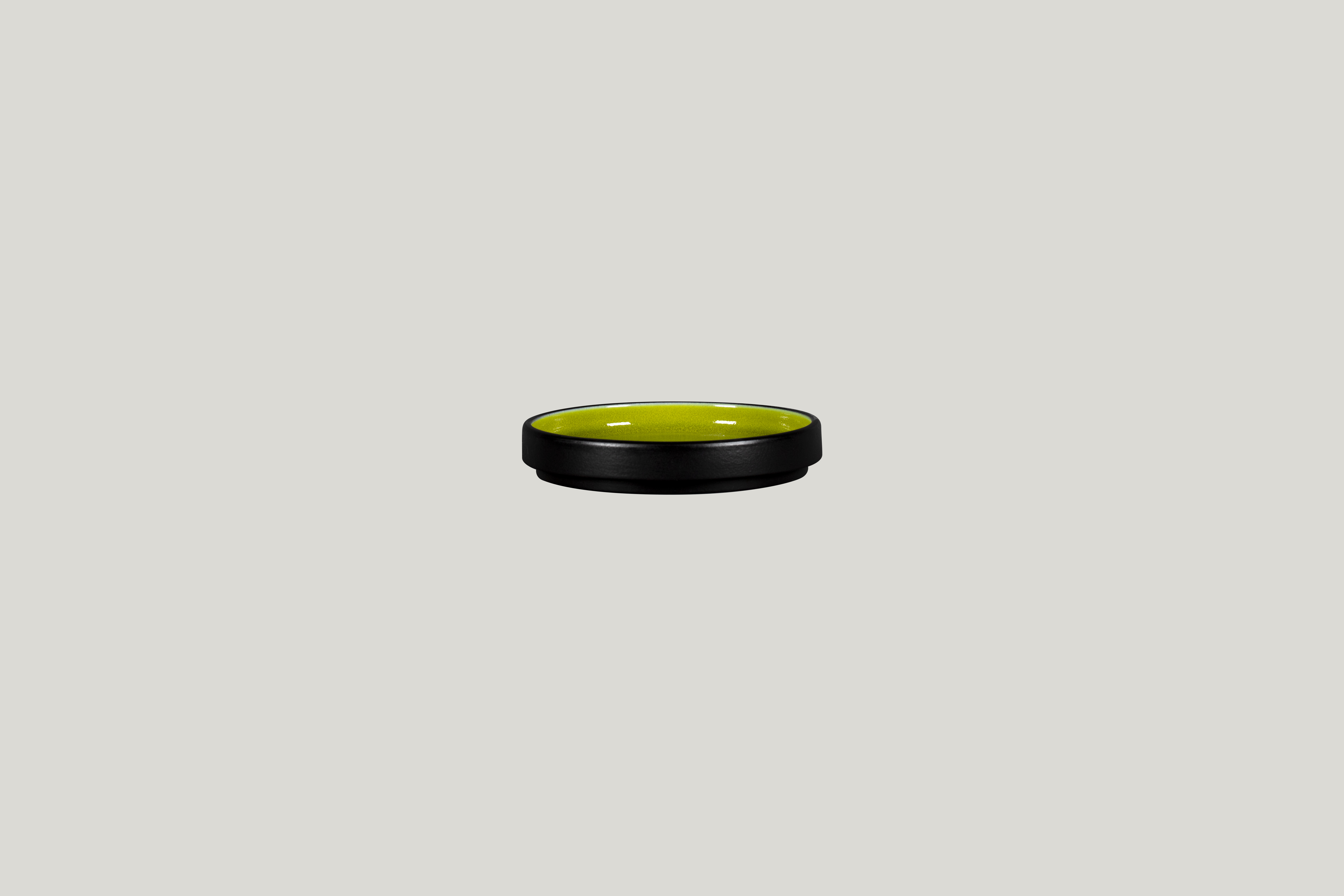 Teller flach hoher Rand Ø11,9cm H2,1cm FIRE green