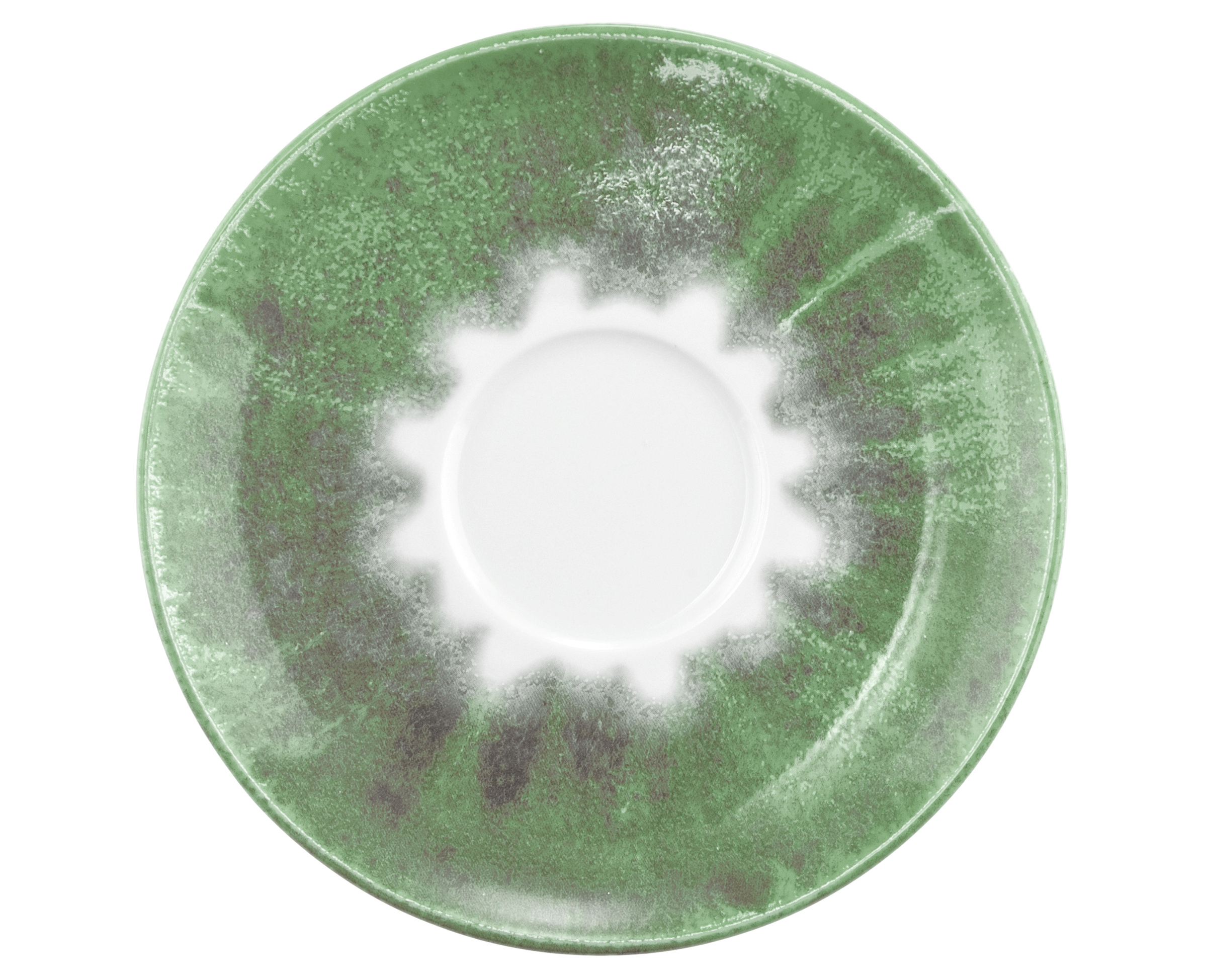 Kaffeeuntertasse rund 1164 MODERN LIFE batik matcha