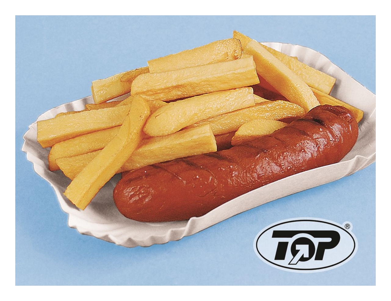 84858 250 Stück Pappschalen oval 13x18x3cm #41KU