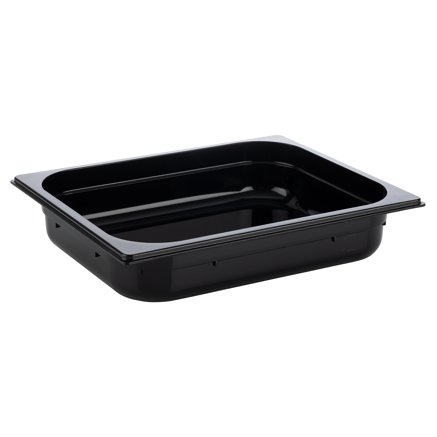 GN -Behälter 1/2-65mm Polycarbonat schwarz