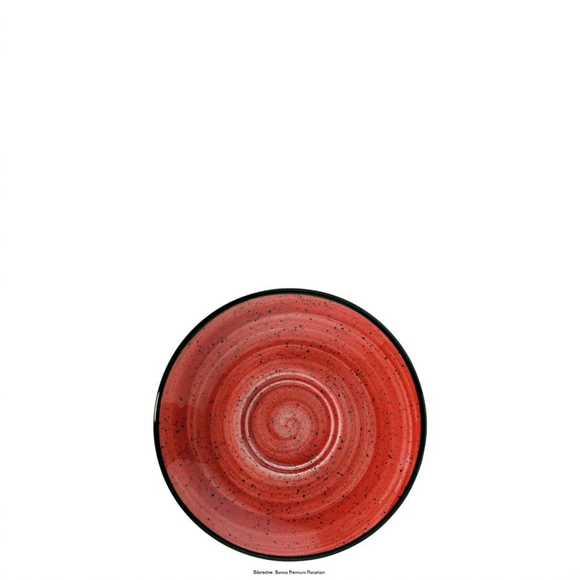 Untertasse 16cm AURA PASSION RITA RED