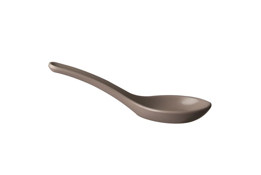 Fingerfood-Löffel HONG KONG Taupe 13,5x4,5cm