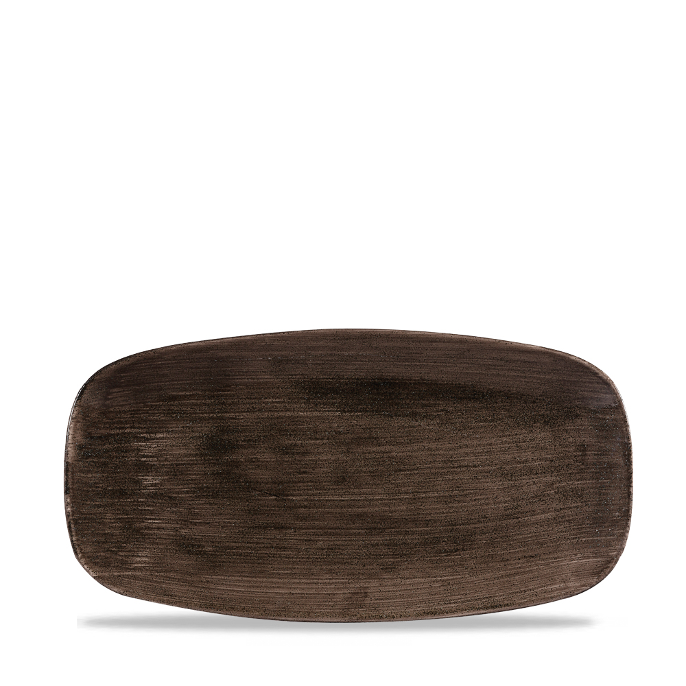 Platte Chef's rechteckig 29,8x15,3cm STONECAST PATINA iron black