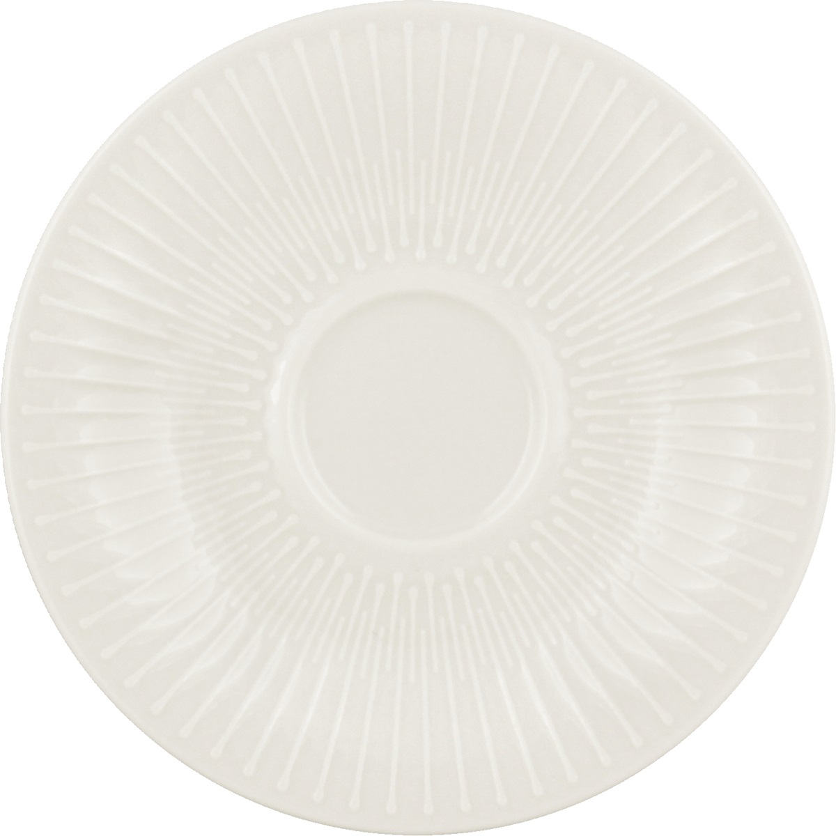 Untertasse rund Relief 13cm VIBES