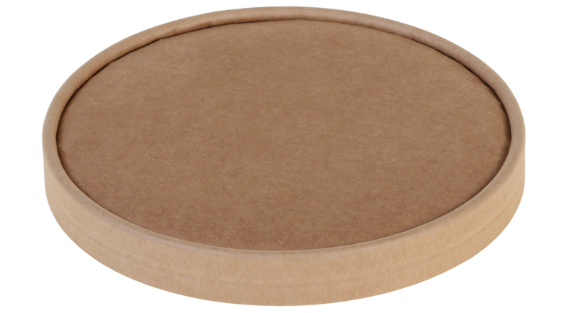 50 Stück Flachdeckel Ø 18,5cm KRAFT