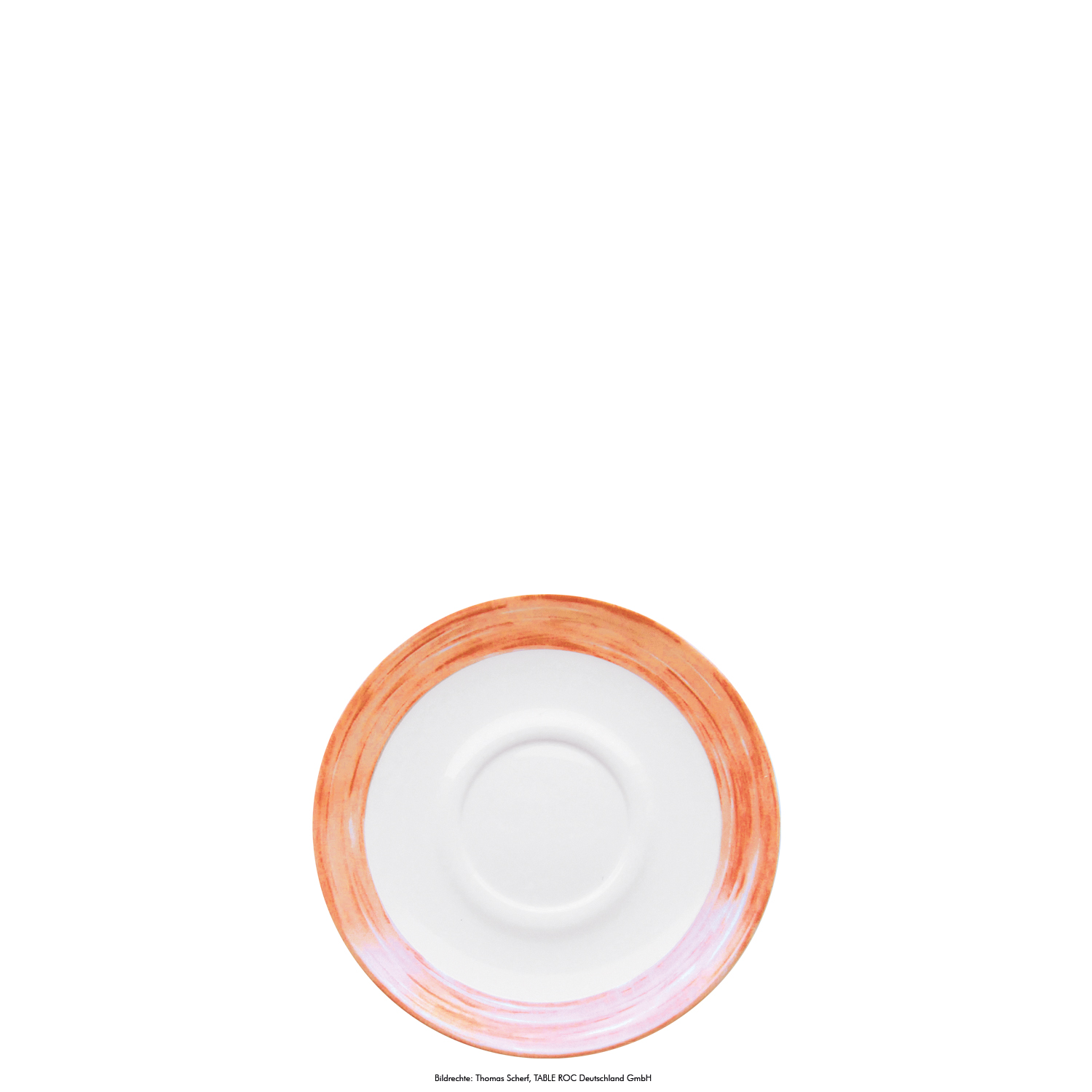 73254 Kaffee-Untertasse 14cm BRUSH ORANGE