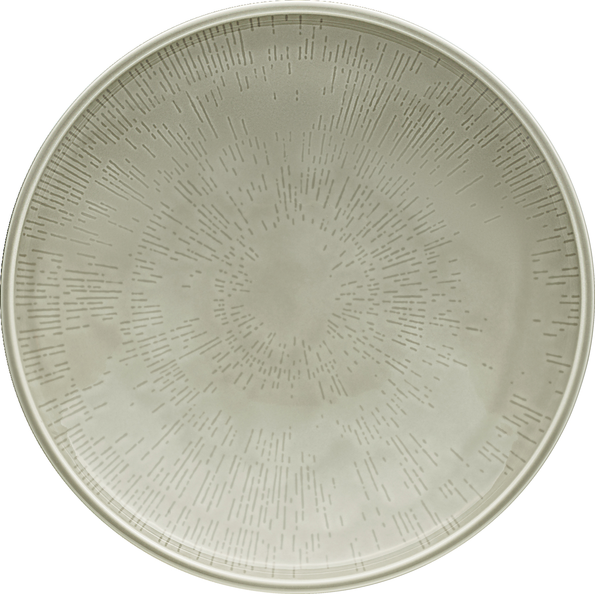 Teller tief rund coup Struktur 28cm SHIRO GLAZE STEAM