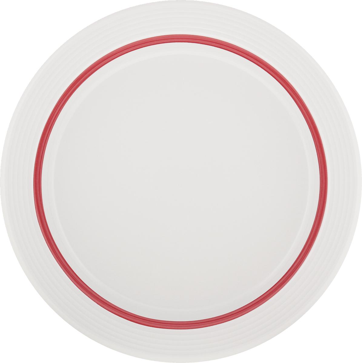 Spezialteller halbtief Fahne Relief 24cm INVITA DIALOG PINSELBAND rubinrot
