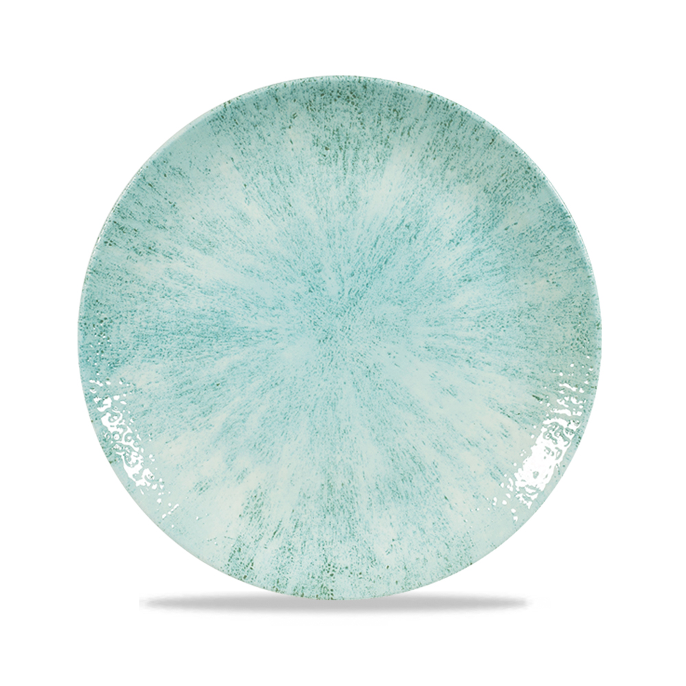 Teller flach coup 21,7cm STONE Aquamarine