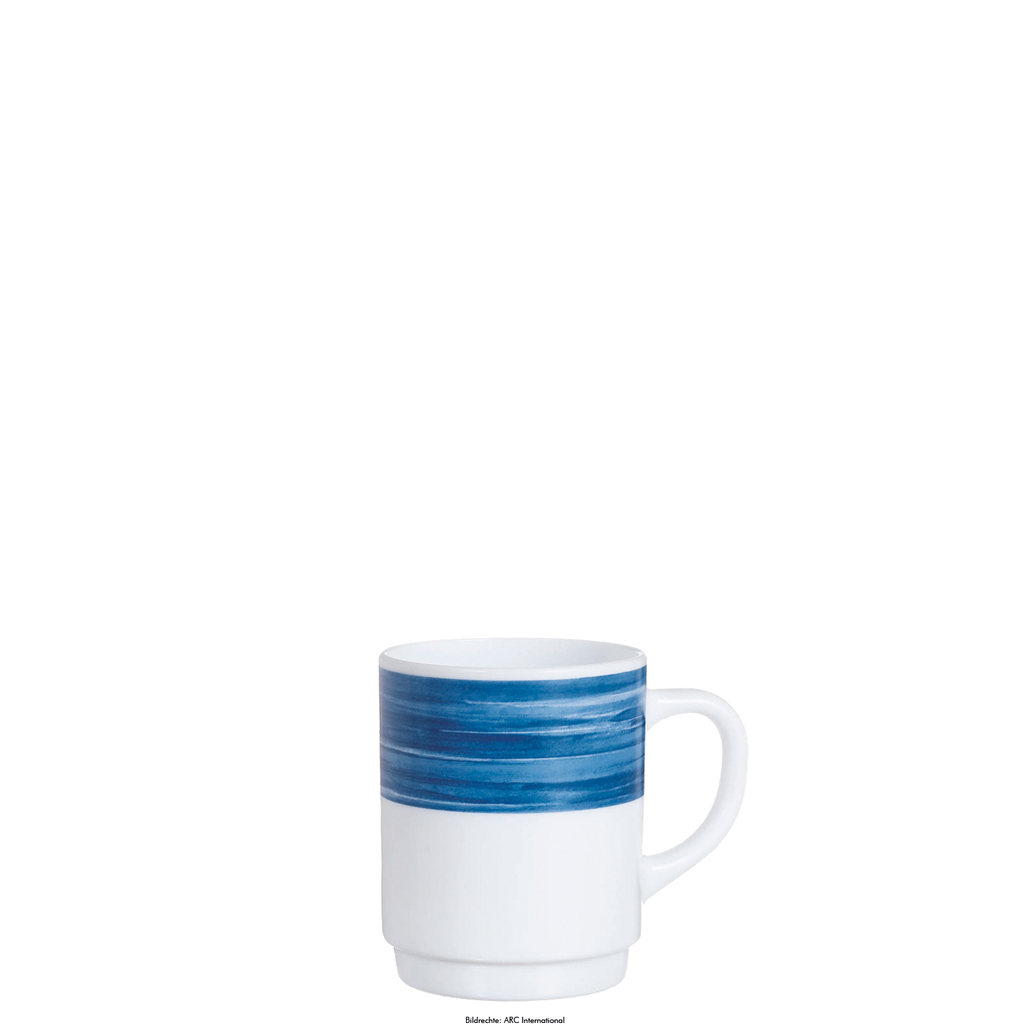 14862 Kaffeebecher 0,25l stapelbar BRUSH BLUE JEAN