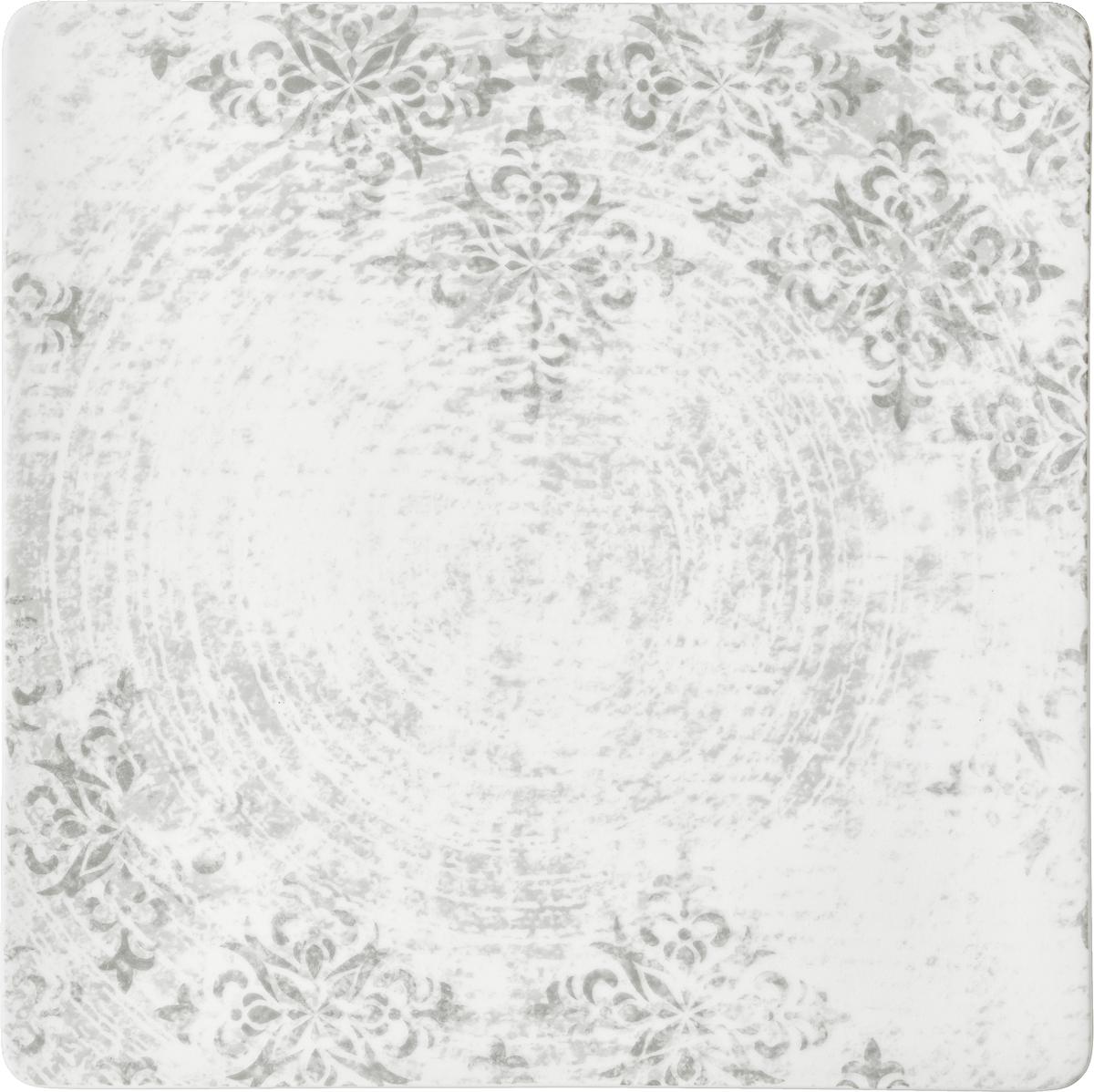 Teller flach quadratisch coup 24cm SHABBY CHIC 2