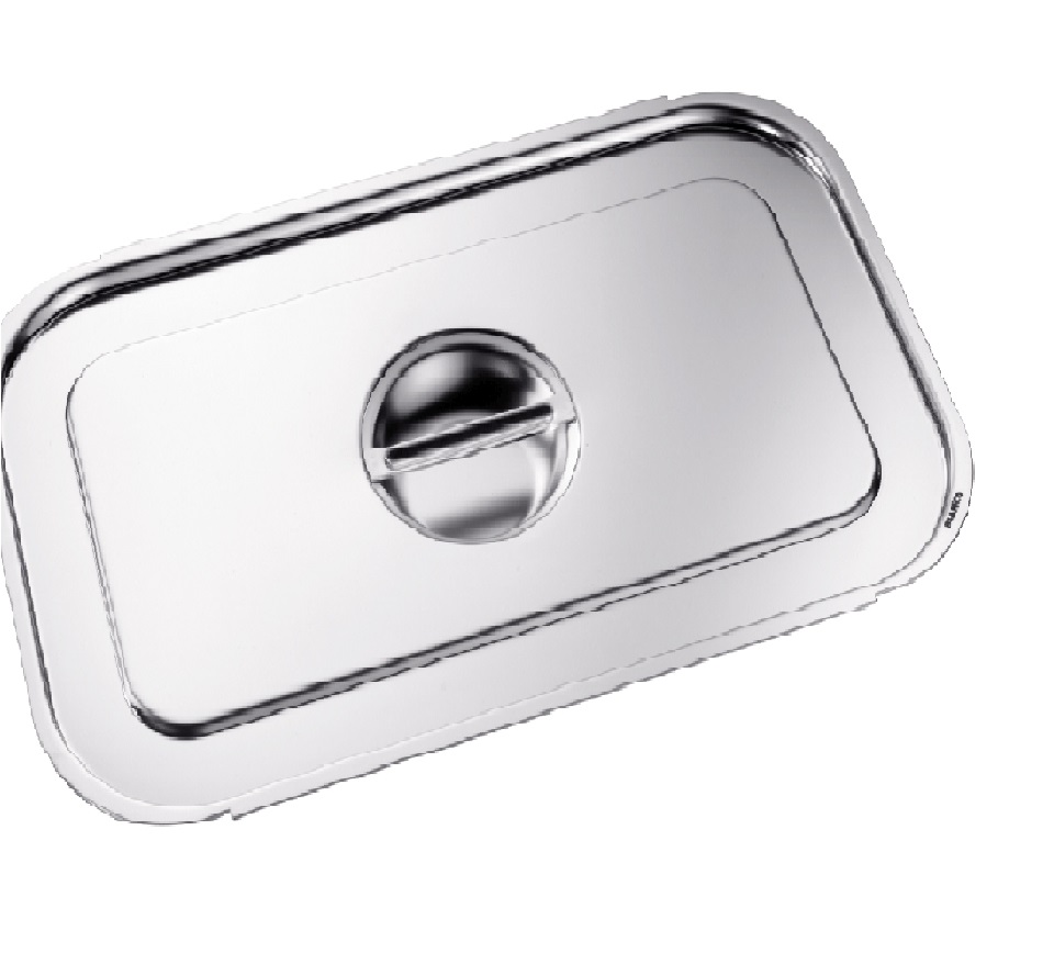 GN-Deckel 1/2 mit Löffelaussparung 18/10