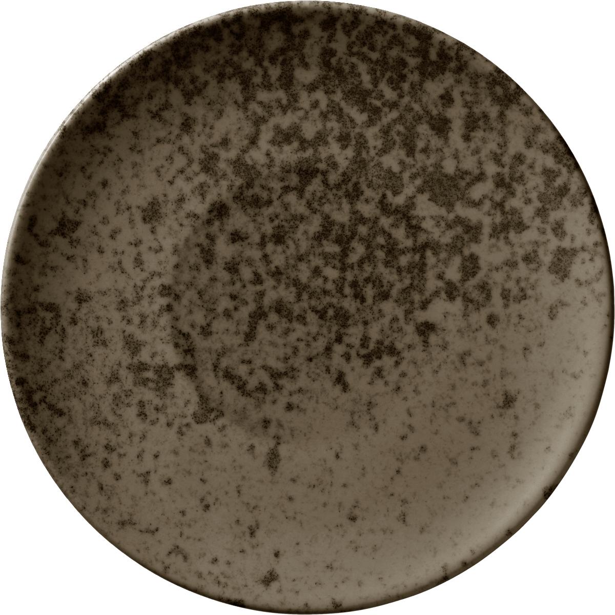 Teller tief rund coup 30cm SANDSTONE DARK BROWN
