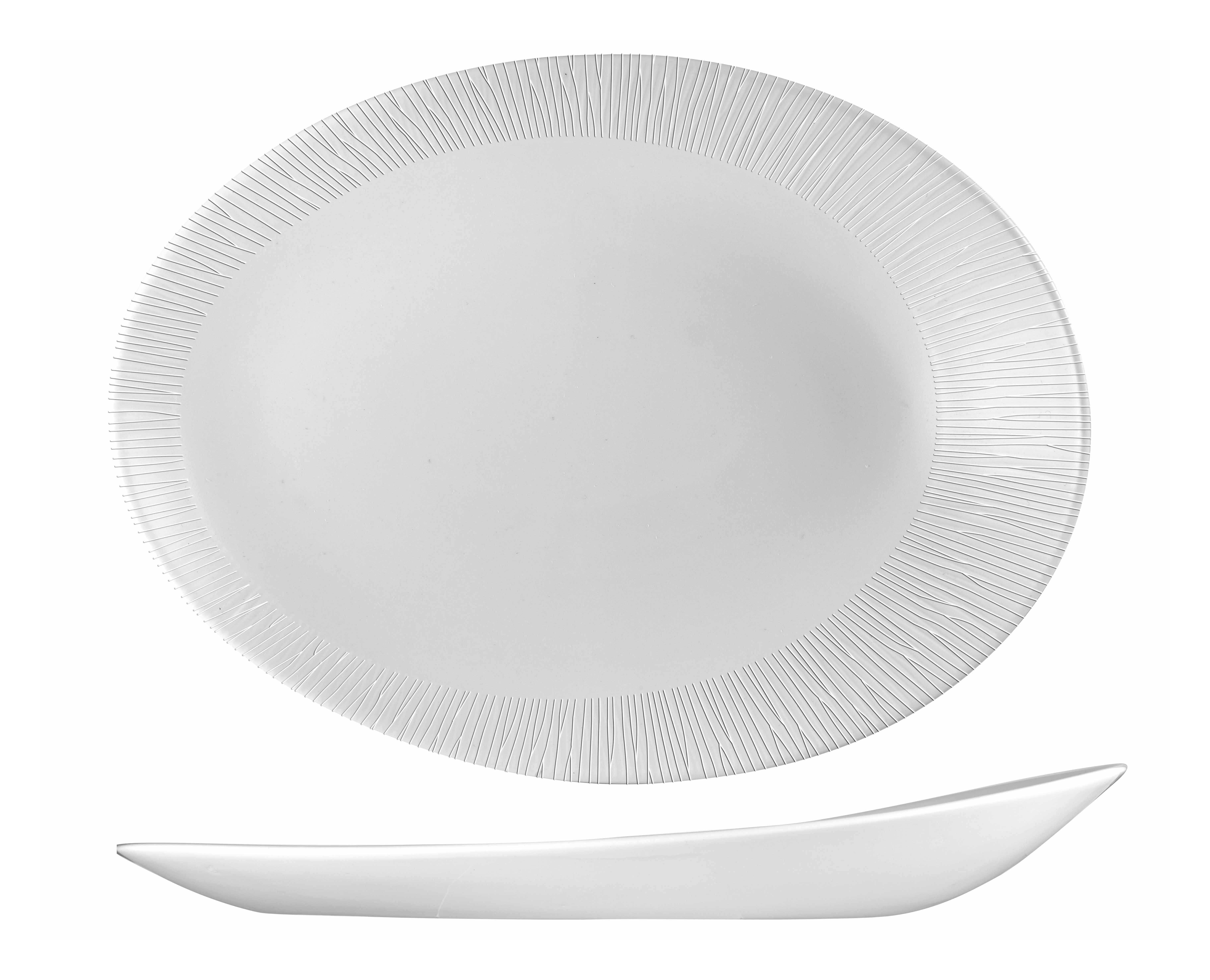 Platte coup oval 25x19cm BAMBOO