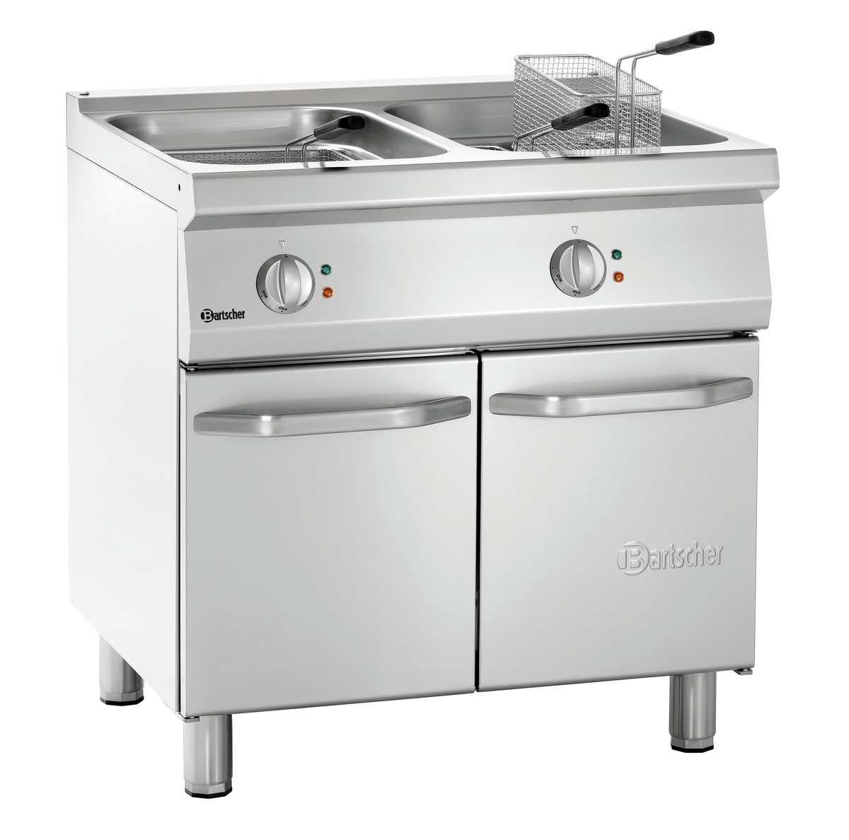 Elektro-Standfritteuse 400V 2 Becken a 15L