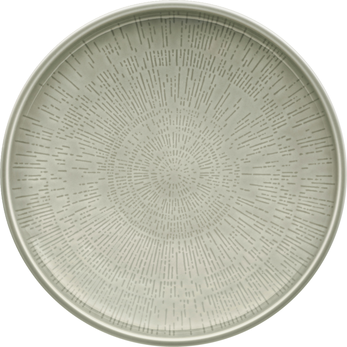 Teller tief rund coup Struktur 26cm SHIRO GLAZE STEAM