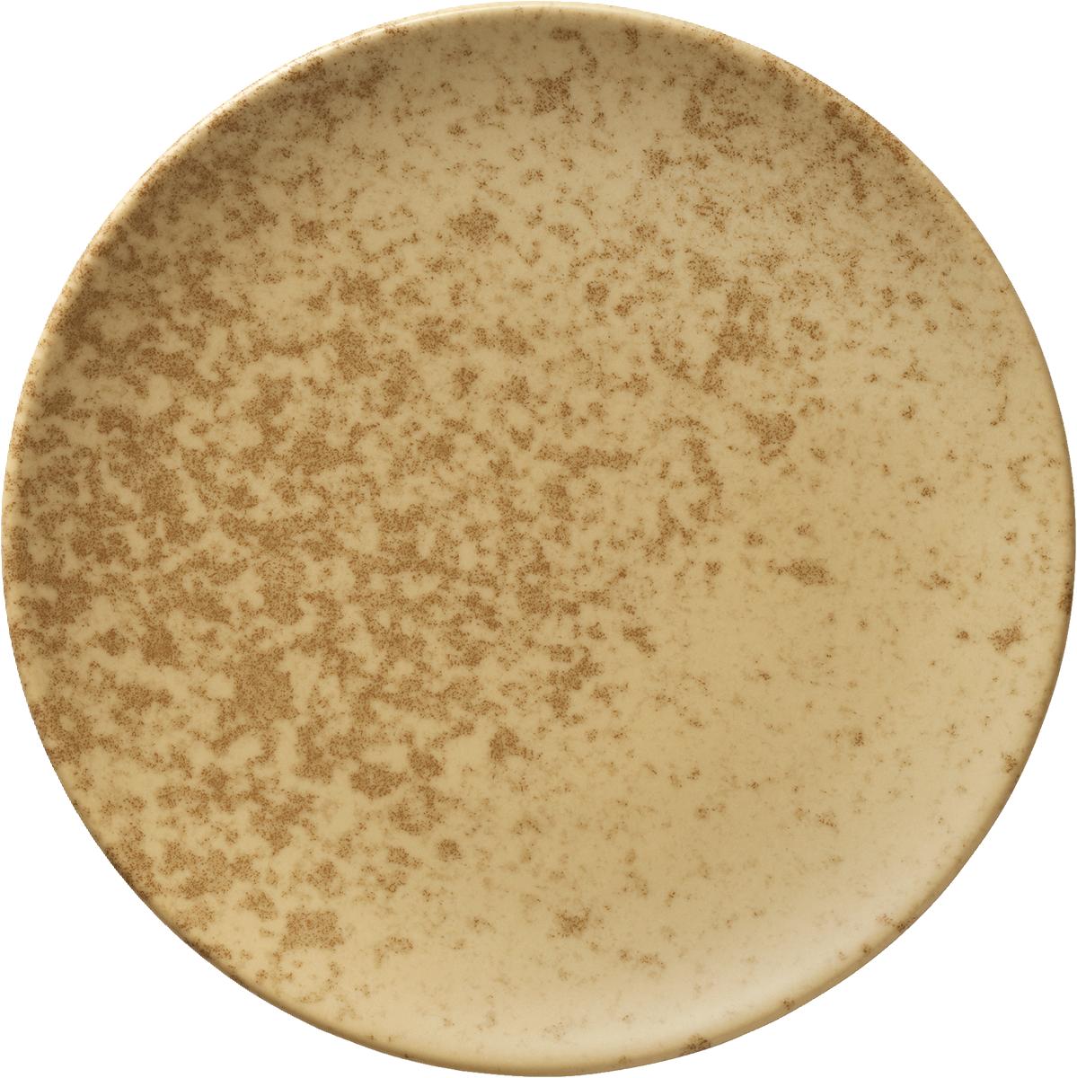 Teller flach rund coup 15cm SANDSTONE DARK YELLOW